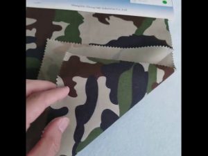Camouflage mönster 80/20 bomull polyester twill tyg för militär uniform