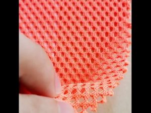 Polyester tricot warp stickad mesh militär ryggsäck ficka tyg