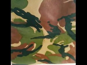 kamouflage tryckt vattentät ripstop nylon oxford enhetligt militärt tyg